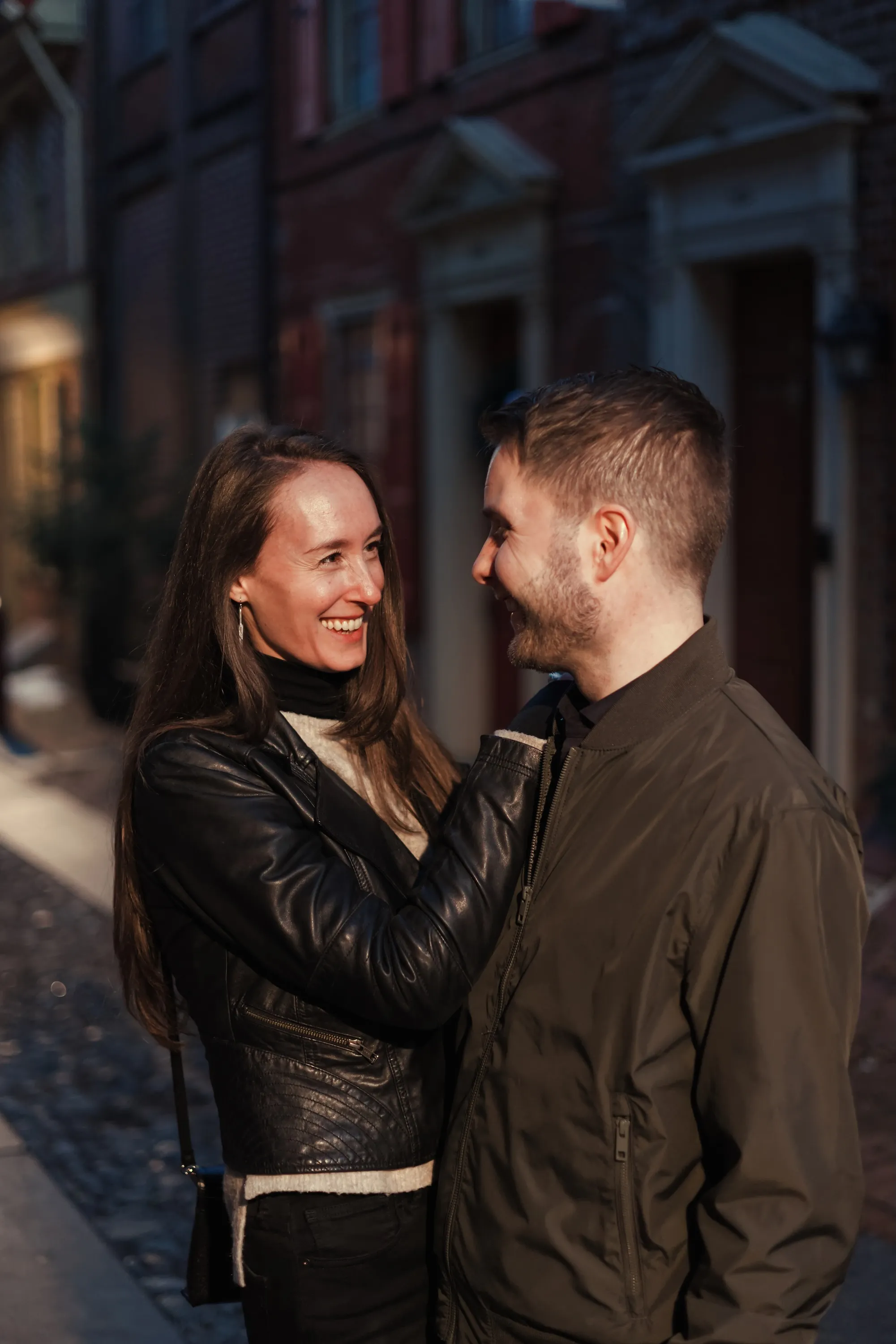 Couples photography, Old City Philadelphia
