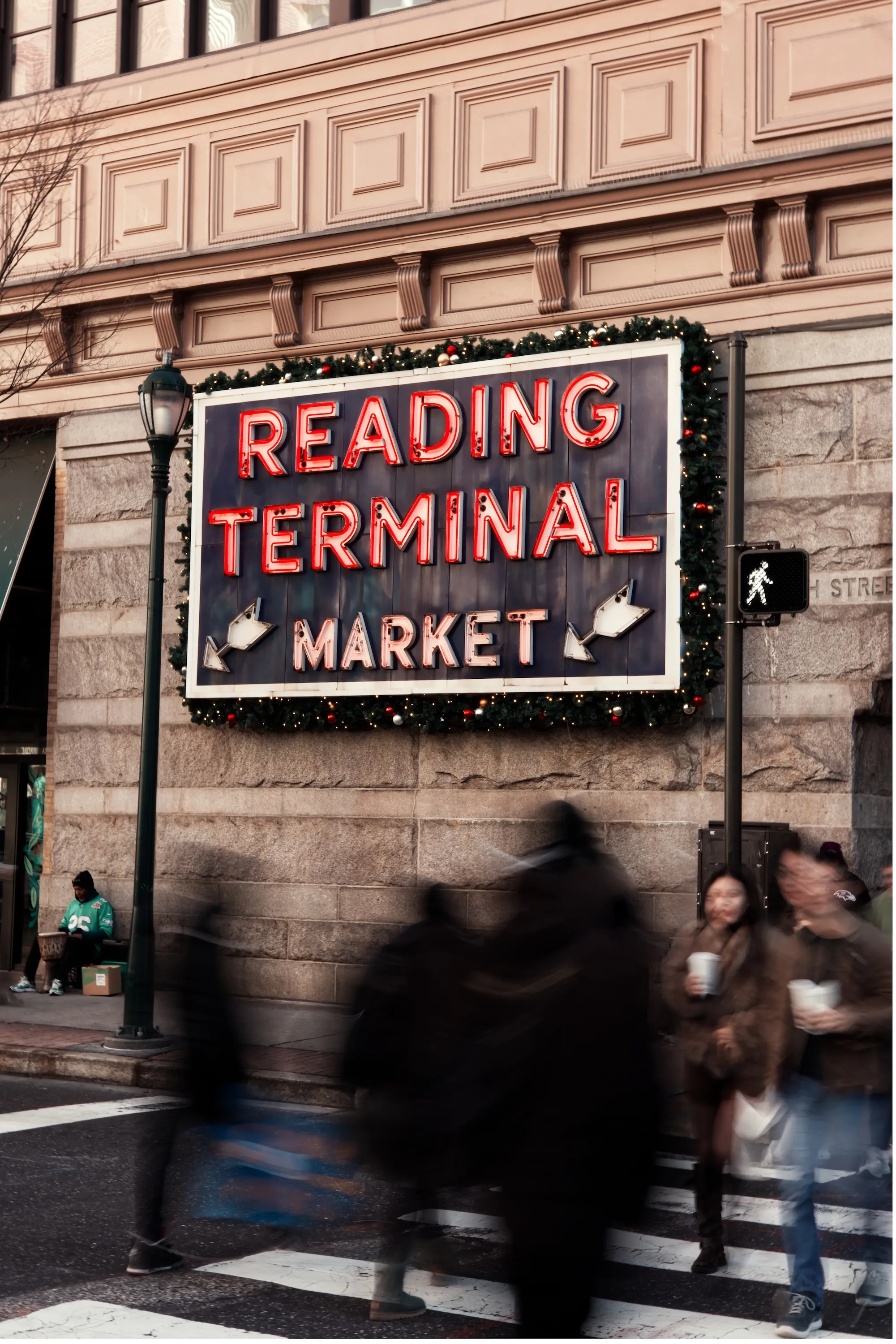 Reading Terminal Market neon sign, Philadelphia